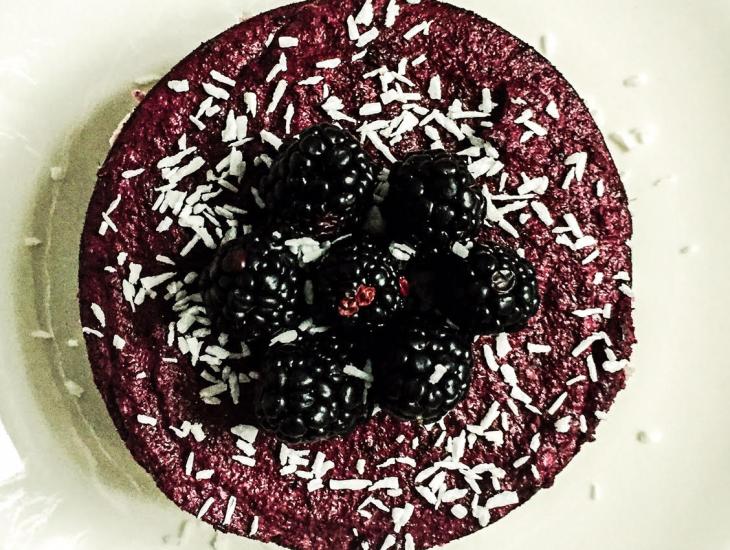 acai blueberry raw cake