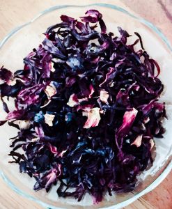 dried hibiscus flower