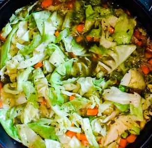 Cabbage carrot casserole
